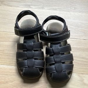 Barely worn brown boys sandals